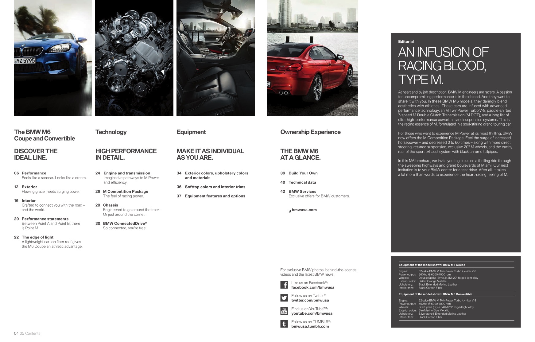 2014 BMW 6-Series M6 Brochure Page 11